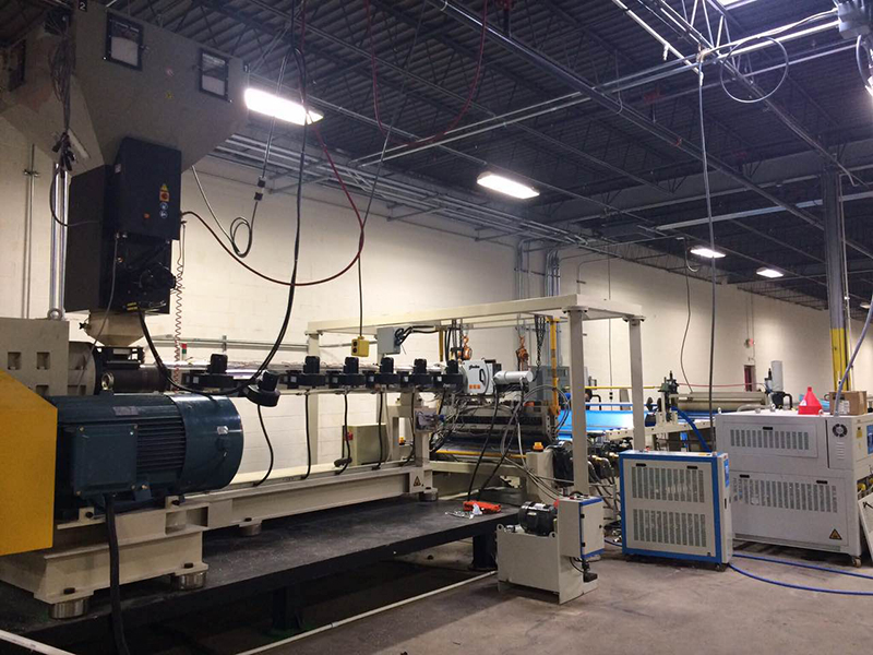 Pp Micro Foam Board Extrusion Line In North America Market (1)