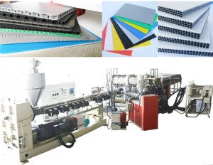 PP Hollow Profile Sheet Extrusion Line