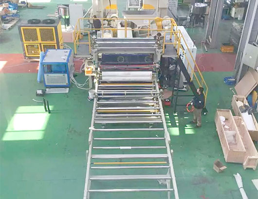 EVA car interior sheet extrusion line